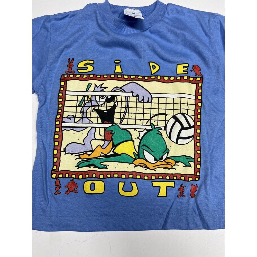 New Vintage Kids Tiny Toon Adventures Tee M‎ (5-6) Made In USA 1990 Dead stock